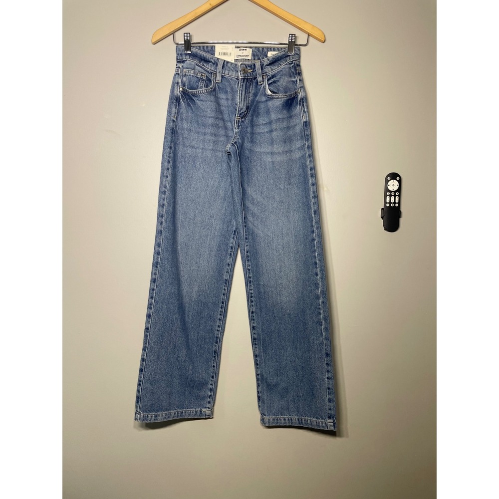 Cotton On Low Rise Straight Jeans Women 22 Pure Blue NEW Denim 2054850-36